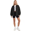 image:imageLYANER Womens Oversized Denim Jacket with PocketsBlack