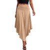 image:imageLYANER Womens Ruched Waist Wrap Ruffle Boho SkirtKhaki