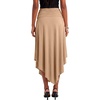 image:imageLYANER Womens Ruched Waist Wrap Ruffle Boho SkirtKhaki