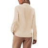 image:imageLYANER Womens Ruffle Front Elegant BlouseBeige