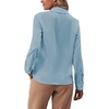 image:imageLYANER Womens Ruffle Front Elegant BlouseLight Blue