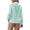image:imageLYANER Womens Ruffle Front Elegant BlouseMint Green