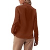 image:imageLYANER Womens Ruffle Front Elegant BlouseSolid Caramel