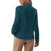 image:imageLYANER Womens Ruffle Front Elegant BlouseTeal