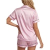 image:imageLYANER Womens Satin Silky Soft Pajamas SetPink