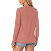 image:imageLYANER Womens Sheer Mesh See Through BlouseDusty Pink