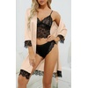image:imageLYANER Womens Silk Satin Sexy Pajamas SetPure Champagne