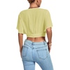 image:imageLYANER Womens Tie Front Sexy Crop TopsLight Yellow