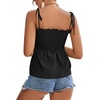 image:imageLYANER Womens Tie Shoulder Cute Cami BlouseBlack
