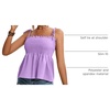 image:imageLYANER Womens Tie Shoulder Cute Cami BlouseLight Purple