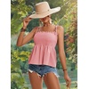 image:imageLYANER Womens Tie Shoulder Cute Cami BlousePink