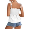 image:imageLYANER Womens Tie Shoulder Cute Cami BlouseWhite