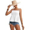 image:imageLYANER Womens Tie Shoulder Cute Cami BlouseWhite