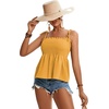 image:imageLYANER Womens Tie Shoulder Cute Cami BlouseYellow