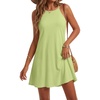 image:imageLYANER Womens Halter Neck Mini DressLight Green