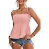 image:imageLYANER Womens Tie Shoulder Cute Cami BlouseBaby Pink