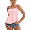 image:imageLYANER Womens Tie Shoulder Cute Cami BlouseCrabapple Powder