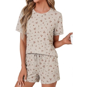 image:imageLYANER Womens 2 Piece Cute Lounge SetPink Floral