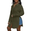 image:imageLYANER Womens Collar Neck Sexy BlouseArmy Green