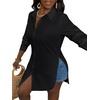 image:imageLYANER Womens Collar Neck Sexy BlouseBlack
