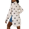image:imageLYANER Womens Collar Neck Sexy BlouseBow Khaki