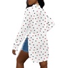 image:imageLYANER Womens Collar Neck Sexy BlouseHeart White