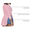 image:imageLYANER Womens Collar Neck Sexy BlousePink