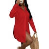 image:imageLYANER Womens Collar Neck Sexy BlouseRed