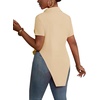 image:imageLYANER Womens Collar V Neck Y2k TopsCreamy Apricot