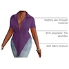 image:imageLYANER Womens Collar V Neck Y2k TopsDark Purple