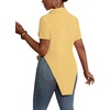 image:imageLYANER Womens Collar V Neck Y2k TopsLight Yellow