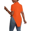 image:imageLYANER Womens Collar V Neck Y2k TopsOrange