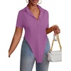 image:imageLYANER Womens Collar V Neck Y2k TopsPurple