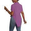 image:imageLYANER Womens Collar V Neck Y2k TopsPurple