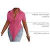 image:imageLYANER Womens Collar V Neck Y2k TopsRose Red