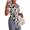image:imageLYANER Womens Collar V Neck Y2k TopsRose White