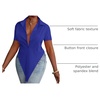 image:imageLYANER Womens Collar V Neck Y2k TopsRoyal Blue