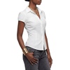 image:imageLYANER Womens Collared V Neck Y2k BlouseWhite