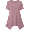 image:imageLYANER Womens Crewneck Casual Tunic TopsDust Pink