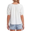 image:imageLYANER Womens Lace Trim Boho Peplum TopsWhite