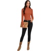 image:imageLYANER Womens Ribbed Knit Casual SweatersCaramel
