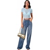 image:imageLYANER Womens Sheer Mesh Sexy TopsSky Blue