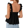 image:imageLYANER Womens Sleeveless Casual Tank TopsBlack