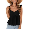image:imageLYANER Womens Sleeveless Casual Tank TopsBlack