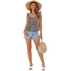 image:imageLYANER Womens Sleeveless Casual Tank TopsLeopard Print