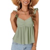 image:imageLYANER Womens Sleeveless Casual Tank TopsLight Army Green