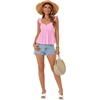 image:imageLYANER Womens Sleeveless Casual Tank TopsPink