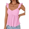 image:imageLYANER Womens Sleeveless Casual Tank TopsPink