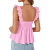 image:imageLYANER Womens Sleeveless Casual Tank TopsPink