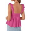 image:imageLYANER Womens Sleeveless Casual Tank TopsRose Red